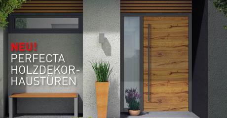 perfecta: Sonderangebot Holzdekor-Haustür