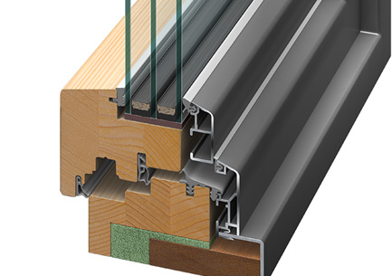 Pflegeleichtigkeit Holz-Alu-Fenster