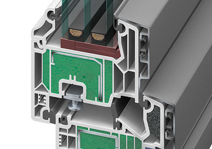 Kunststoff-Alu-Fenster Thermo